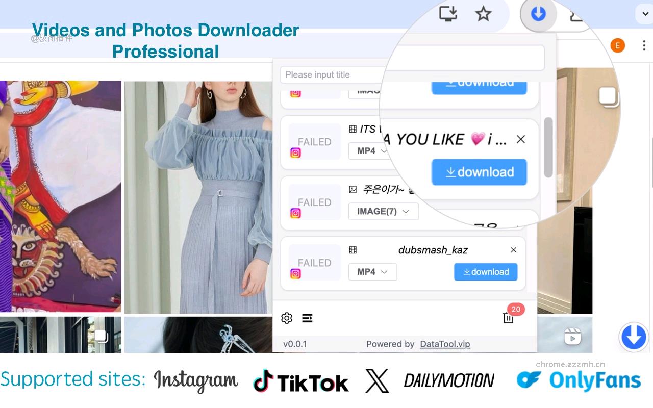 智Tool-支持从TikTok、instagram、twitter等平台下载视频_2.9.7_image_2
