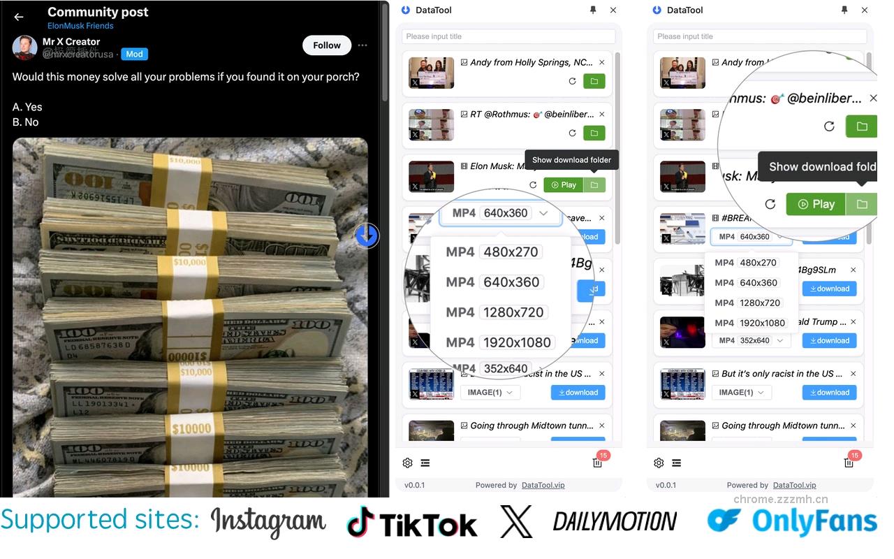 智Tool-支持从TikTok、instagram、twitter等平台下载视频_2.9.7_image_4