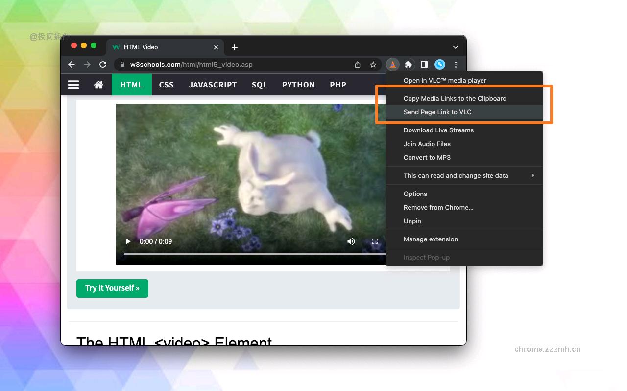 Open in VLC™ media player_0.4.5_image_1