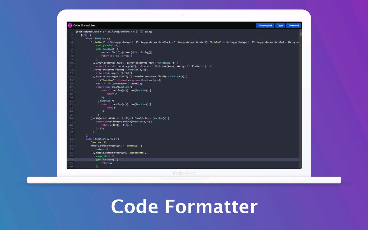 代码格式化器 JSON CSS JavaScript_1.7.0_image_3