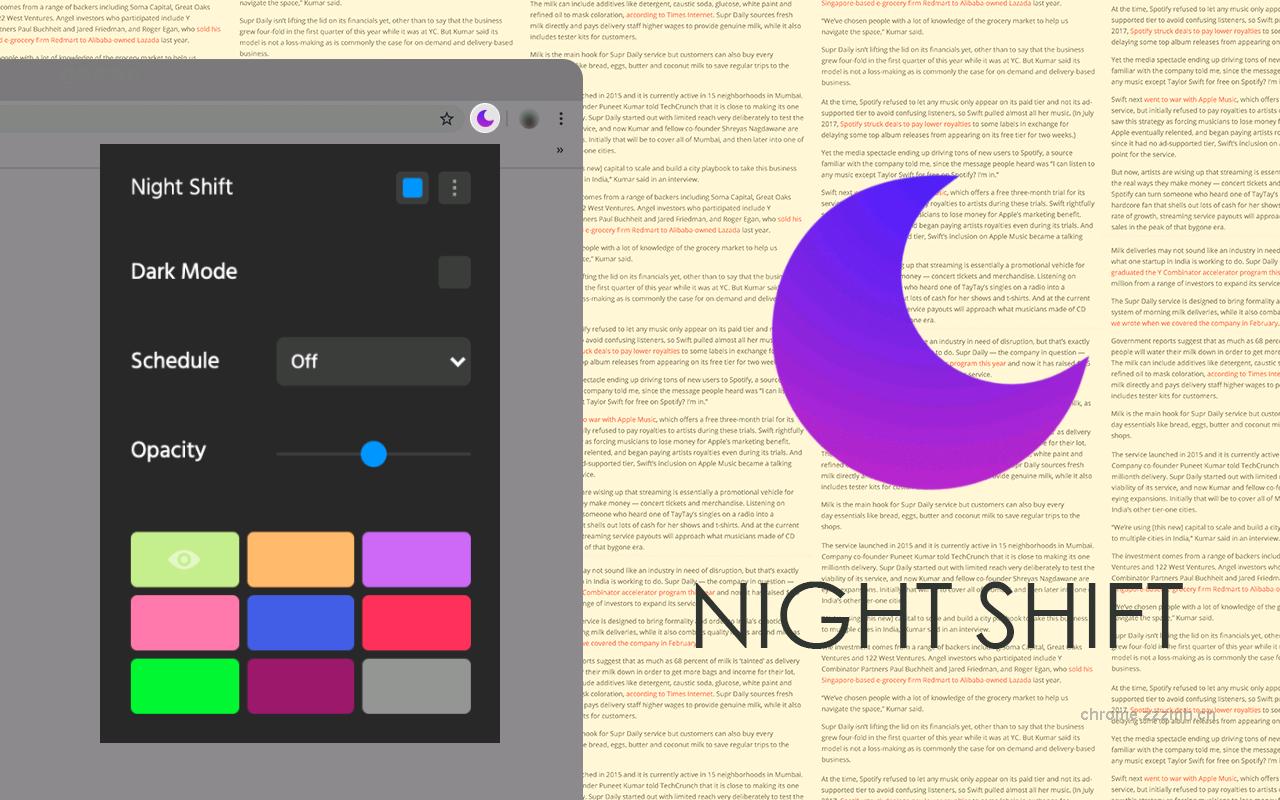 Night Shift Mode 黑暗模式_1.0.8_image_2