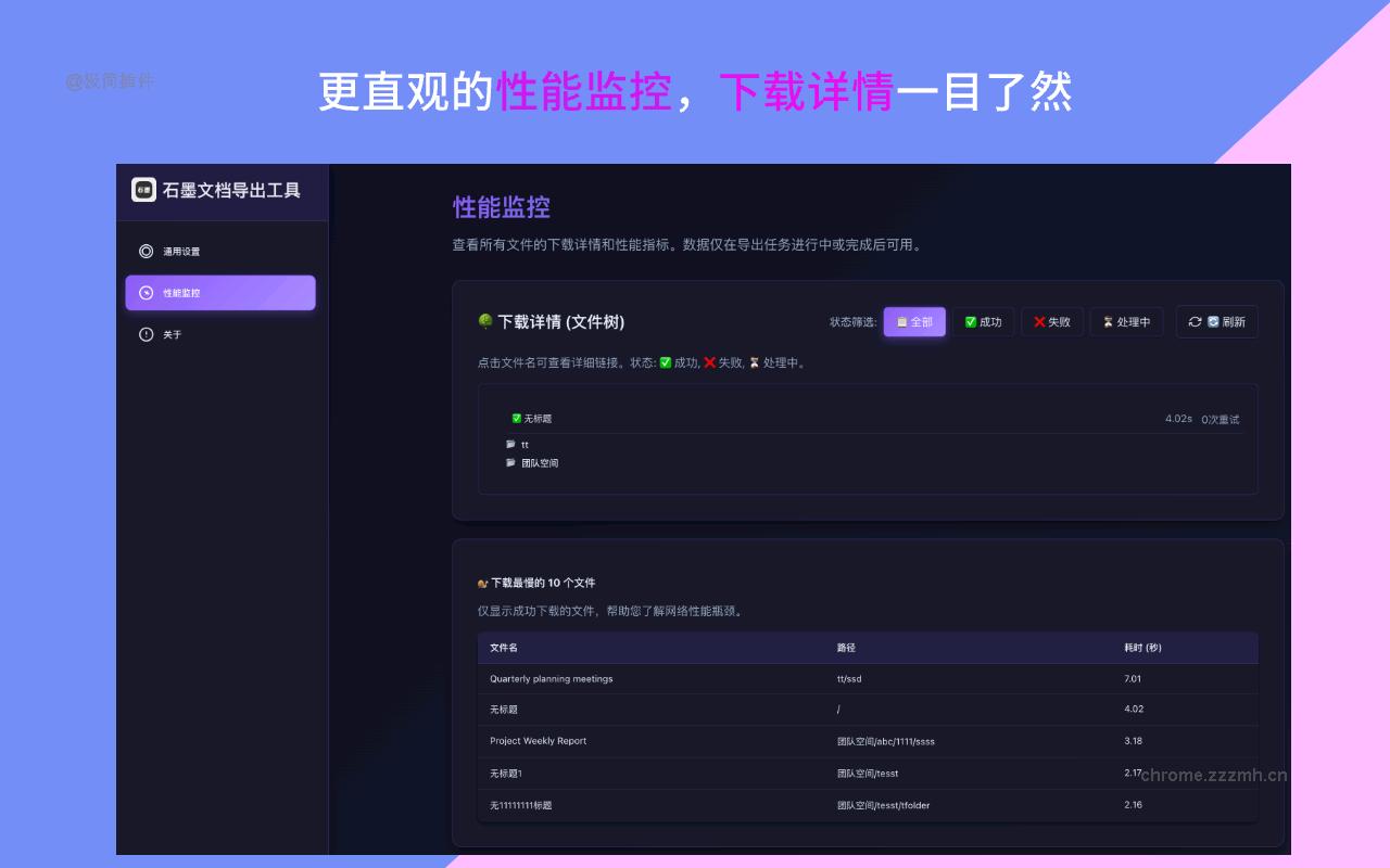 石墨文档导出工具|一键批量导出到本地_1.1.1_image_0